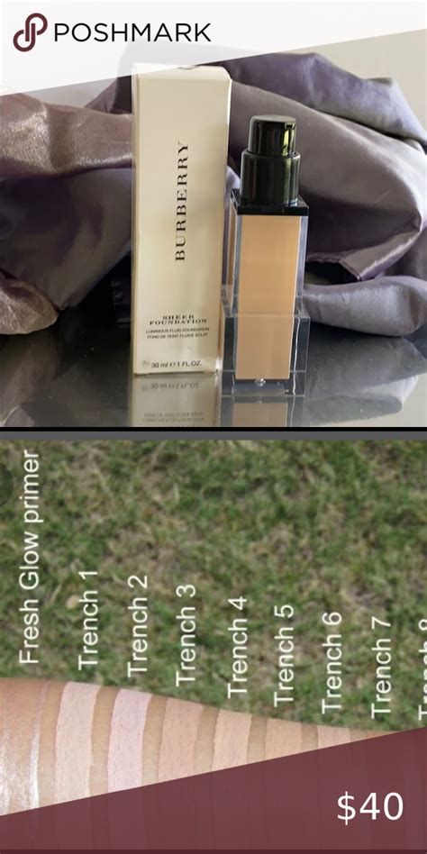 burberry sheer foundation swatches|Burberry foundation for face.